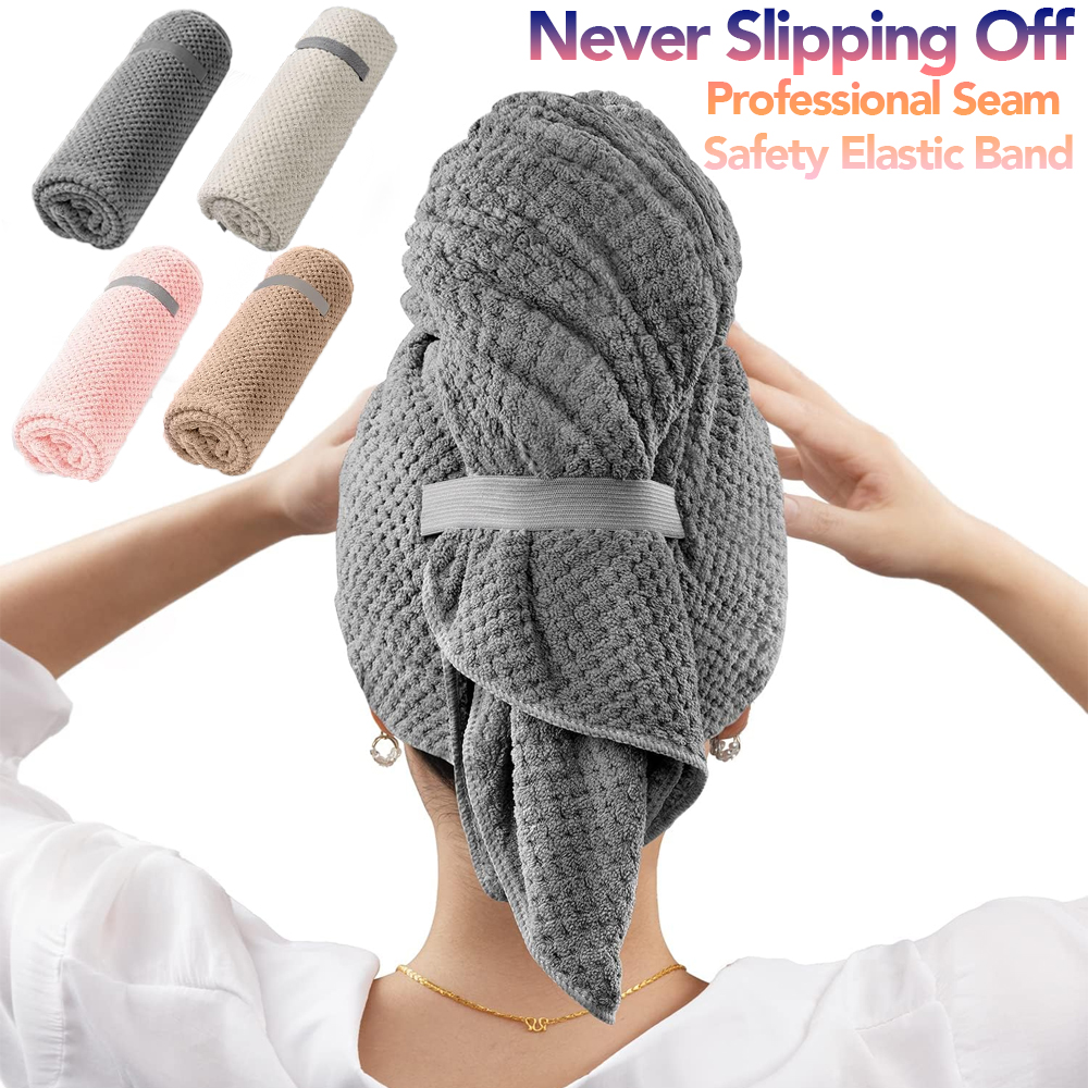 Golf Towel - منشفة شعر من الألياف الدقيقة، كبيرة
