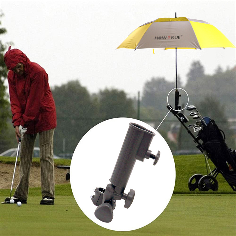 حامل مظلة عالمي لعربة الجولف ق - مراجعة Golf Umbrella وسعره