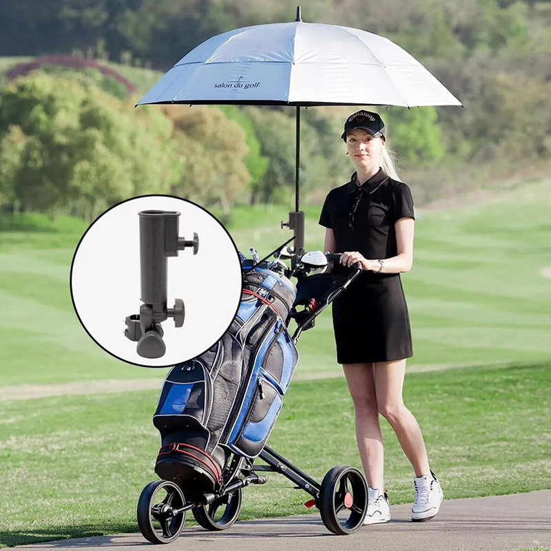 حامل مظلة عالمي لعربة الجولف ق - مراجعة Golf Umbrella وسعره